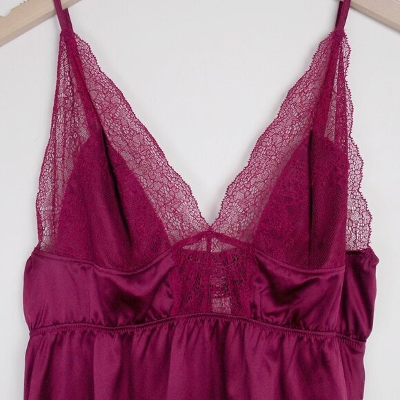 nwt victoria's secret satin and lace luxe cami flowy silky - Picture 4 of 5